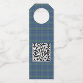 水頭が切れる色クリスマスツリーハッピーホリデー ボトルネックタグ (裏面)