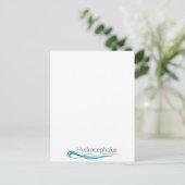 水頭協会のロゴ ポストカード (スタンド正面)