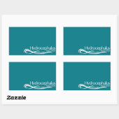 水頭協会のロゴ 長方形シール (シート)