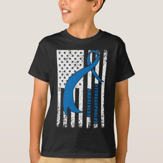 水頭生存患者気に認識度戦 Tシャツ (正面)