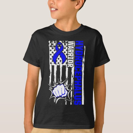 水頭生存者インスパイアの認識度戦士 Tシャツ (正面)