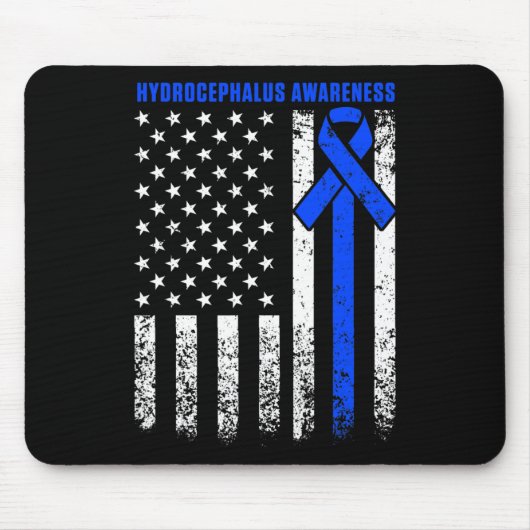 水頭生存者セラピー認識度戦士 マウスパッド (正面)