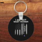 水頭生存者最多の女性認識度戦士 キーホルダー (正面)