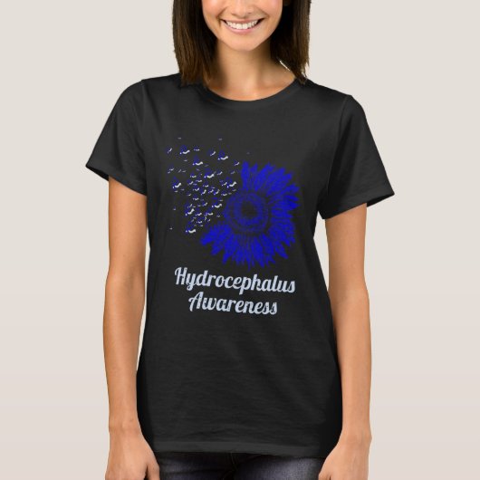 水頭生存者誇りを持った認識度戦士1 Tシャツ (正面)