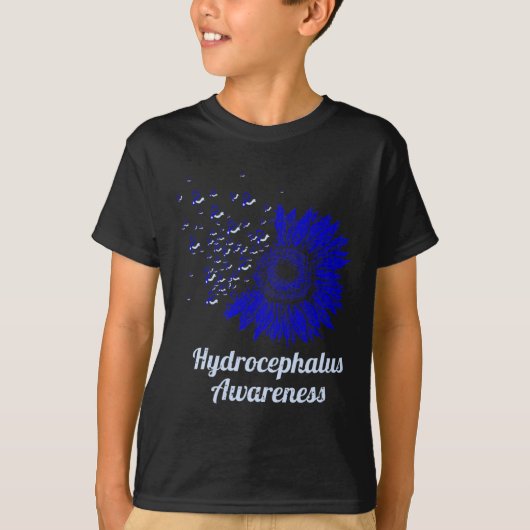 水頭生存者誇りを持った認識度戦士1 Tシャツ (正面)