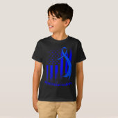 水頭生存者認識度戦士克服 Tシャツ (正面フル)