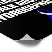 水頭生存者警告の認識度戦士 ポスター (角)