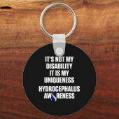 水頭生存者障害認識度戦士 キーホルダー (正面)