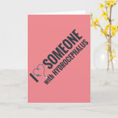 水頭症のハートを短絡する カード (黄色い花)