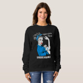 水頭症戦士 不屈の意識 水頭症 スウェットシャツ (正面フル)
