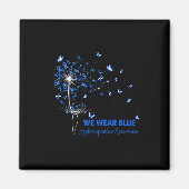 水頭症認識度信仰希望ラブダンデロン マグネット (正面)