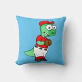 水頭竜野球の投手。 クッション (正面)