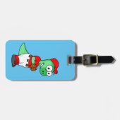 水頭竜野球の投手。 ラゲッジタグ (正面横)