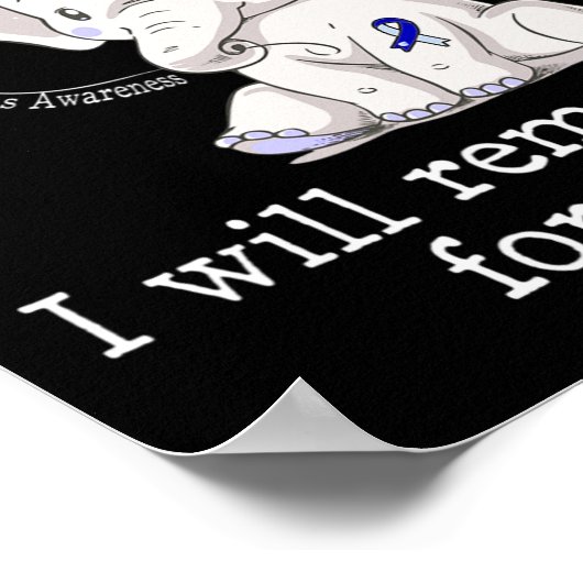 水頭認識度ゾウ1 ポスター (角)