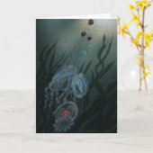 水風船 カード (黄色い花)