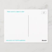 水飛沫ピーストランクイリティハガキ ポストカード (裏面)