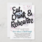 水食べ色リハーサルディナー 招待状 (正面)