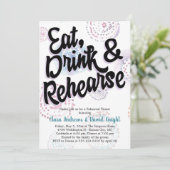 水食べ色リハーサルディナー 招待状 (スタンド正面)