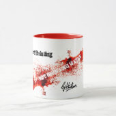 水飲まないことペンキポットのマグのbyHudson マグカップ (中央)