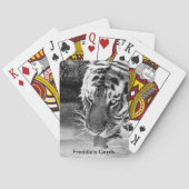 水飲み虎の穴の白黒 トランプ (裏面)