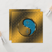 水馬の年 カード (正面/裏面インサイチュ)