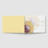 水魅力的エレガント色ひまわり ゲストブック (全面)