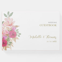 水魅力的エレガント色フローラ配置 ゲストブック