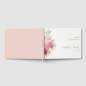 水魅力的エレガント色フローラ配置 ゲストブック (全面)