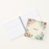 水魅力的色の串のような花 ノートブック (内部)