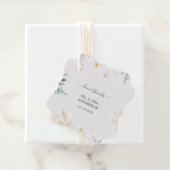 水魅力的色の緑の金ゴールド結婚 フェイバータグ (インサイチュ)