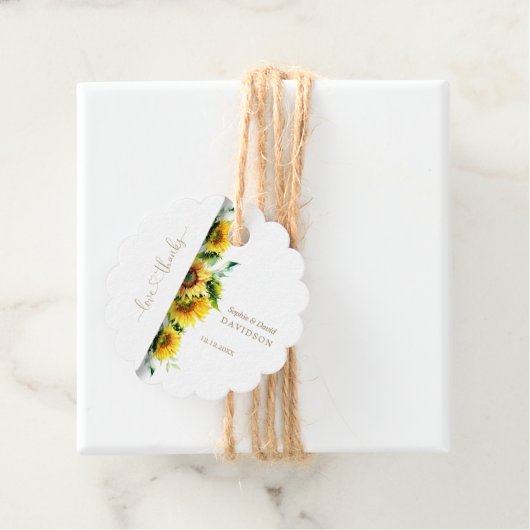 水魅力的色ひまわり結婚の フェイバータグ (インサイチュ)