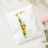 水魅力的色ひまわり結婚の フェイバーバッグ (封をした状態)