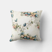 水魅力的色イースターバード&フローラ春 クッション (裏面)