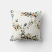 水魅力的色イースターバード&フローラ春 クッション (正面)