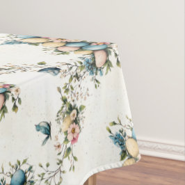 水魅力的色イースターバード&フローラ春 テーブルクロス