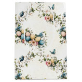 水魅力的色イースターバード&フローラ春 ミディアムペーパーバッグ (正面)