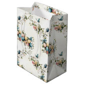 水魅力的色イースターバード&フローラ春 ミディアムペーパーバッグ (裏面アングル)