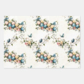 水魅力的色イースターバード&フローラ春 ラッピングペーパーシート (正面2)