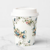 水魅力的色イースターバード&フローラ春 紙コップ (左)