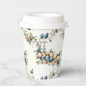 水魅力的色イースターバード&フローラ春 紙コップ (右)