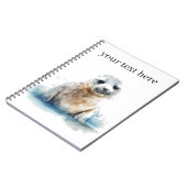 水魅力的色シールパッカスタムプ ノートブック (左側)