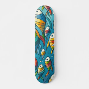 水魚カラフル学校 スケートボード
