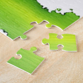 水鮮やか彩花器と花 ジグソーパズル (側面)