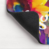 水鮮やか色ひまわり マウスパッド (コーナー)