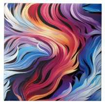 水鮮やか色カラフル旋回パターン