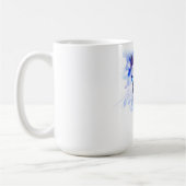 水鮮やか色キャット顔Tシャツ コーヒーマグカップ (左)