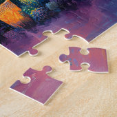 水鮮やか色サボテンと花 ジグソーパズル (側面)