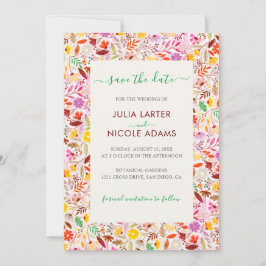 水鮮やか色サマーチューリップ結婚花 セーブザデート