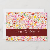 水鮮やか色サマーチューリップ結婚花 セーブザデート (裏面)