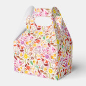 水鮮やか色サマーチューリップ結婚花 フェイバーボックス (裏面サイド)